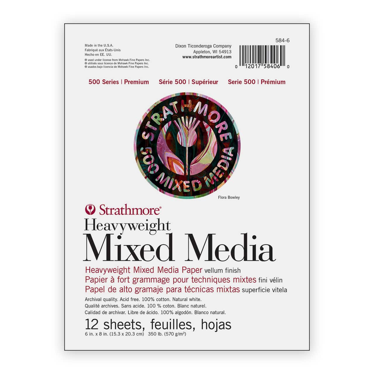 Strathmore® 500 Series Heavyweight Mixed Media Paper Pad